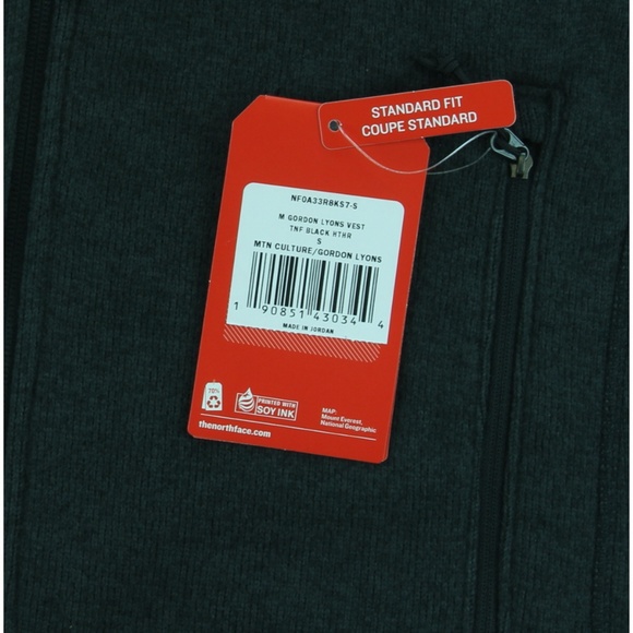 The North Face Gordon Lyons Vest TNF Black Heather - Picture 3 of 4